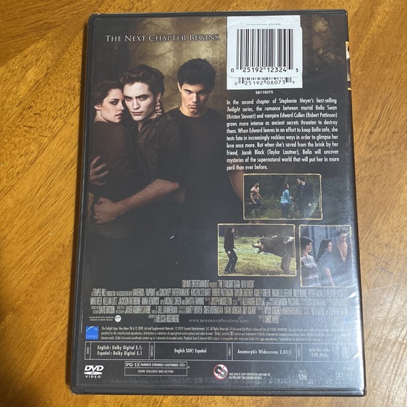 NWT Twilight Saga New Moon DVD - Picture 3 of 3